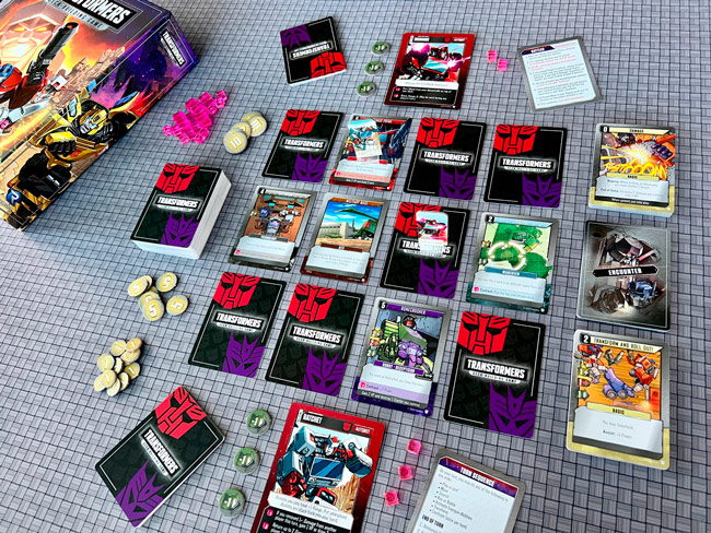 Transformers Deck-Building Game en Castellano